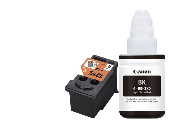 Cabeça Impressão Canon BH-1 Preta + 1 Refil GI-190 BK (Combo) G2110/G3100/G4100 - 0692C004AA